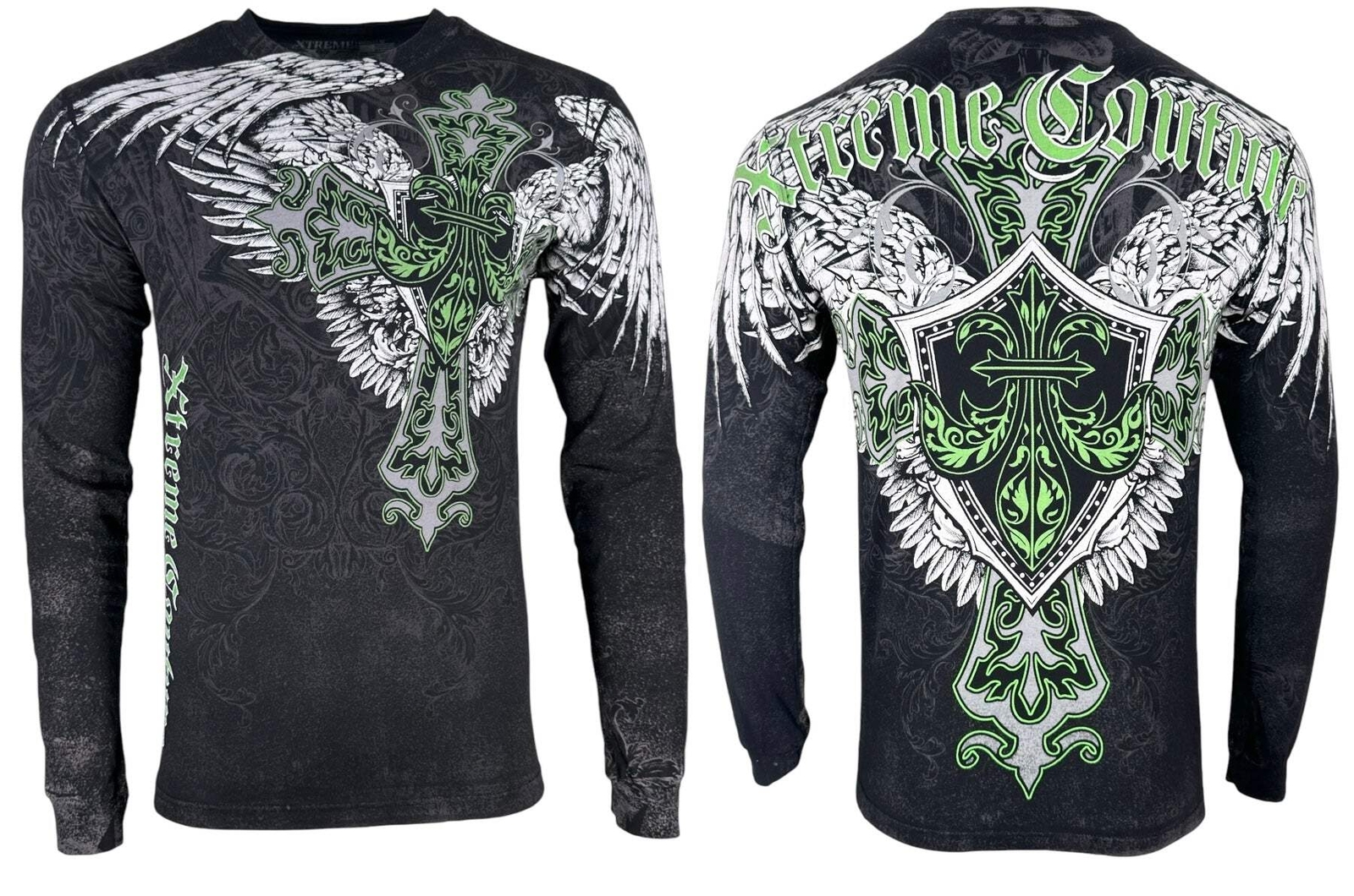 Xtreme Couture by Affliction Men's T-Shirt Long View Biker Cross S-5XL gallery