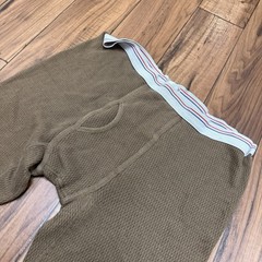 Vtg J.E. Morgan Arctex Thermal Shirt & Bottoms Set Brown USA Made Men’s Large