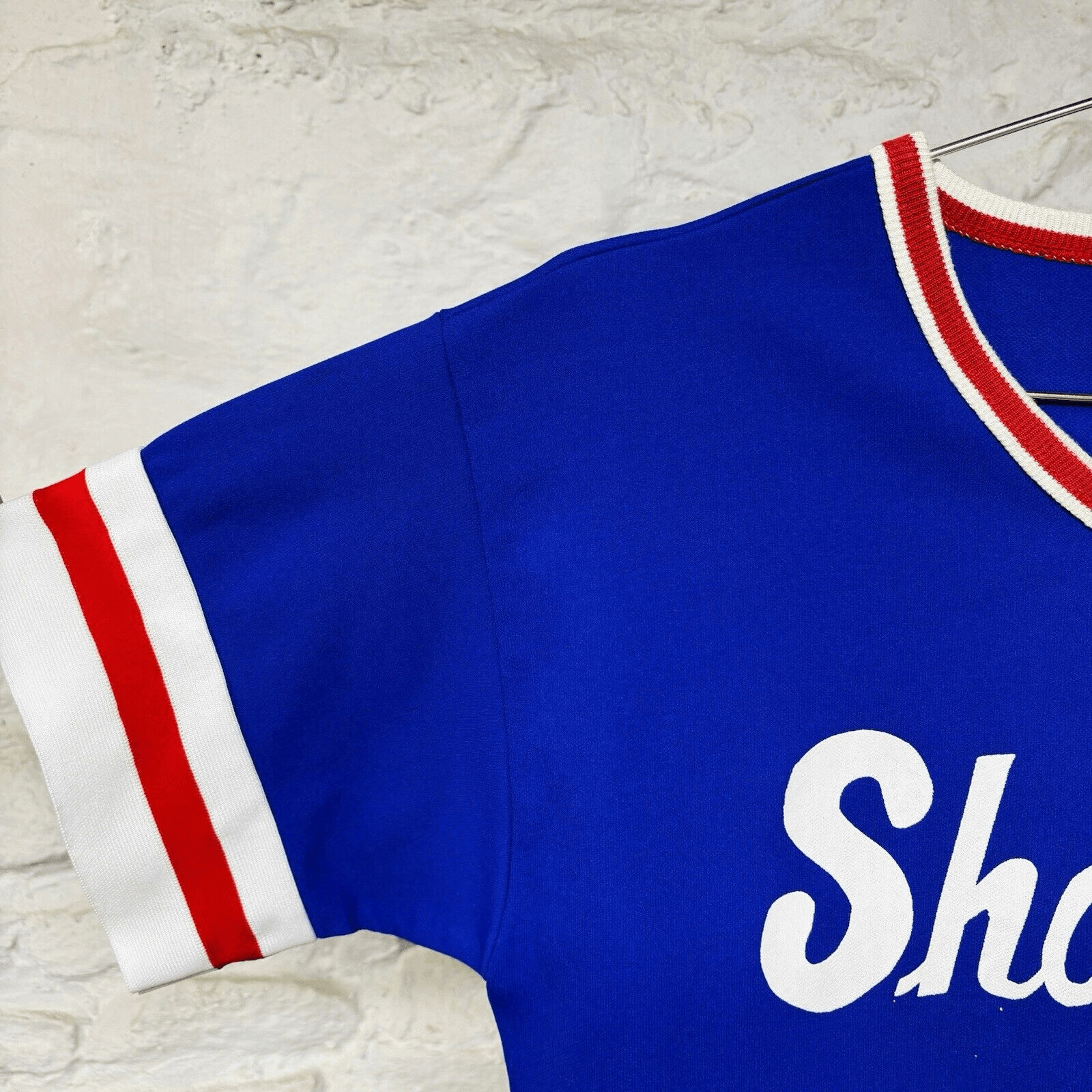 Shockers Baseball Jersey Blue White Softball Rockabilly Retro Vintage 70s 80s gallery