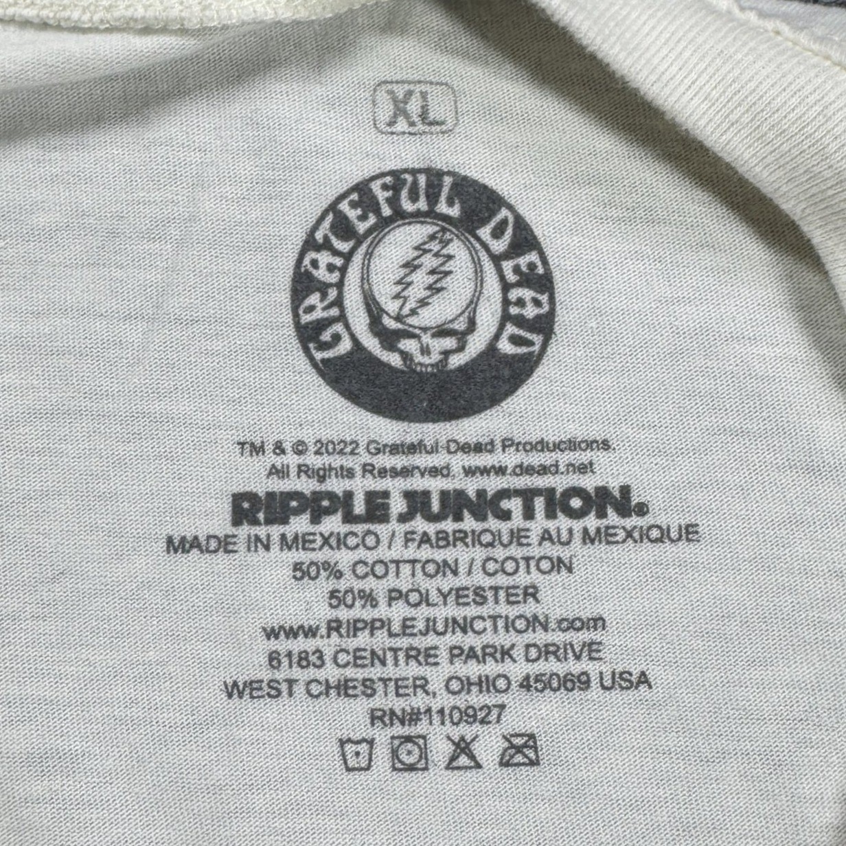 Grateful Dead Ripple Junction T Shirt Mens XL White Dancing Bears Bus gallery