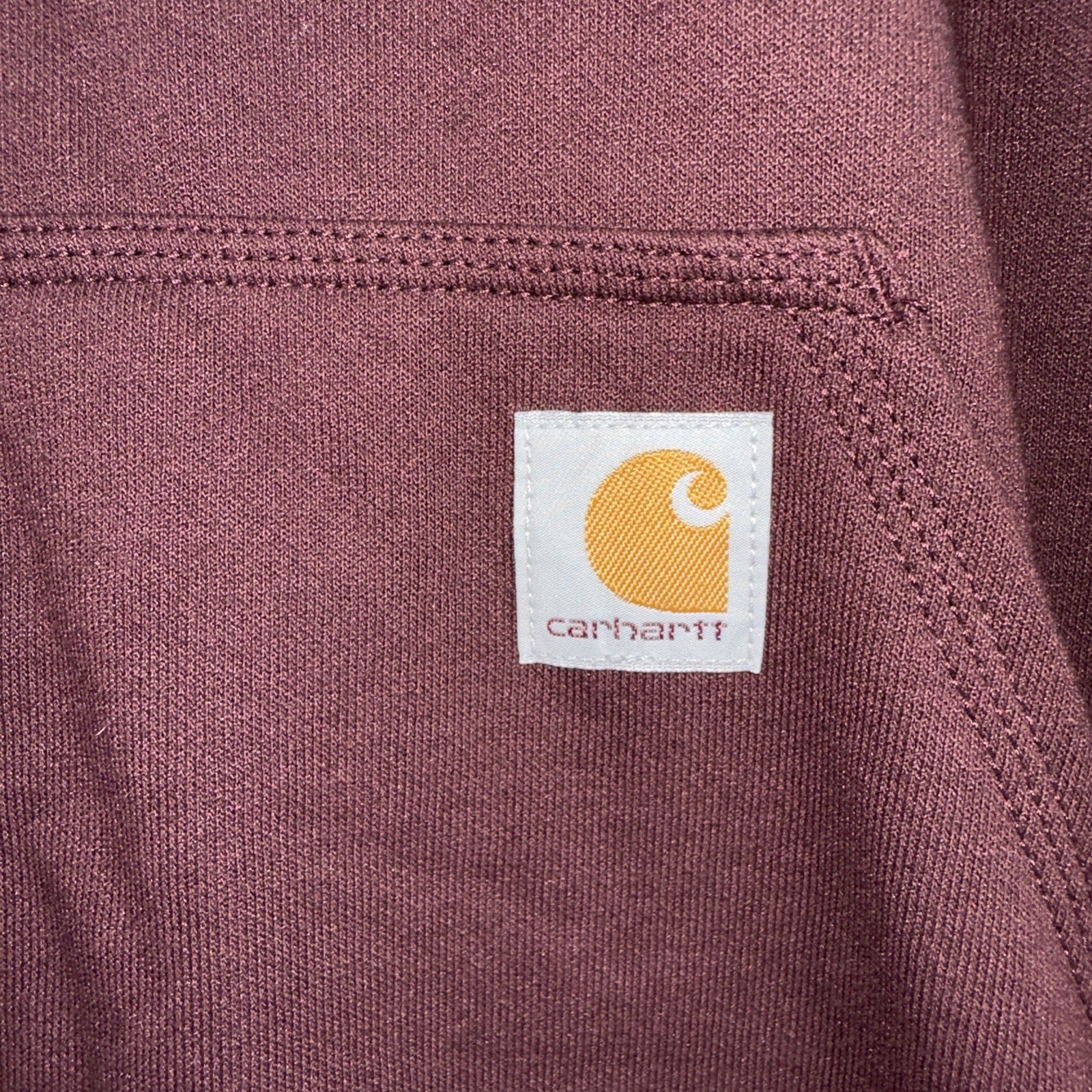 Carhartt Loose Fit Men’s XL Maroon Spring 2025 Cotton Blend Hoodie Sweatshirt gallery