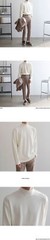 Mens Bottoming Long Sleeved Tee Thin T-Shirt Half Turtleneck Loose Crewneck Top