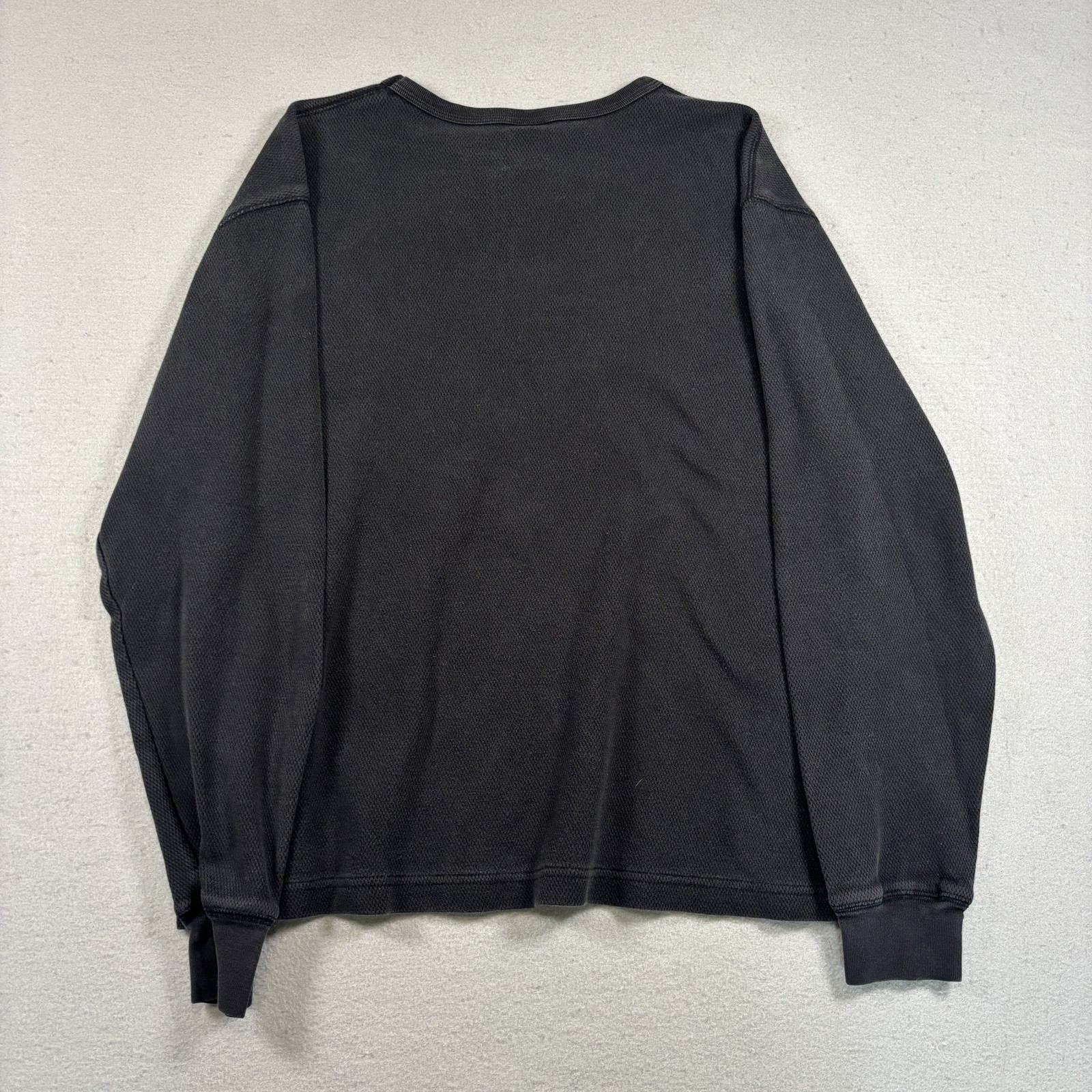 Bud Racing Long Sleeve Shirt Men's S Black Thermal Budweiser 100% Cotton gallery