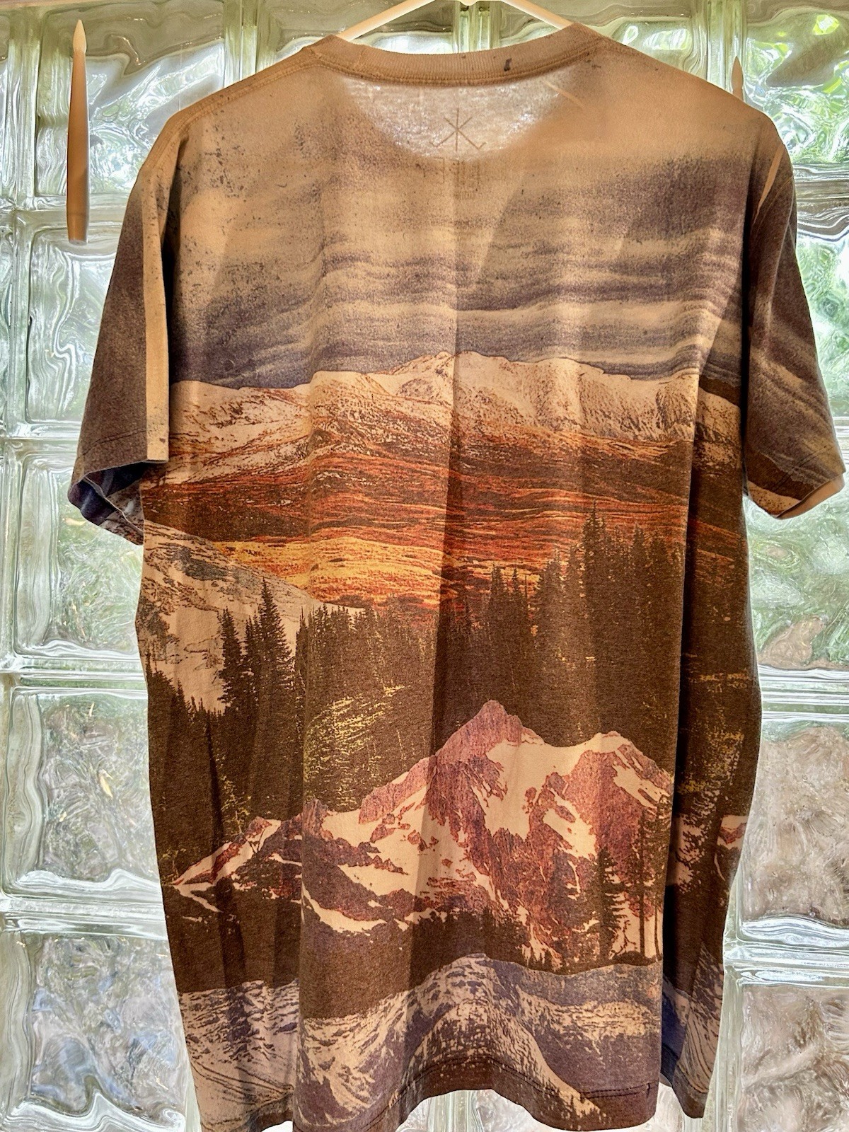 Mountains T-shirt Sz L Life Clothing Co. Nature Abstract Art Cool Stylish Modern gallery