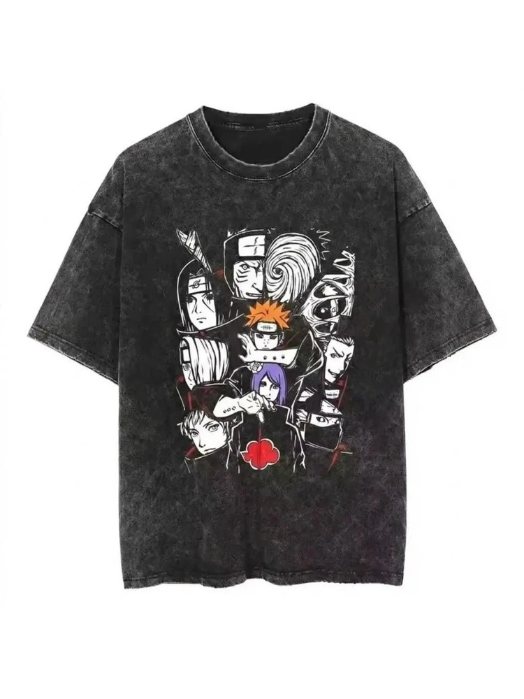 Akatsuki Retro Washed Pattern | Neutral Street Wear | Manga Otani Gift