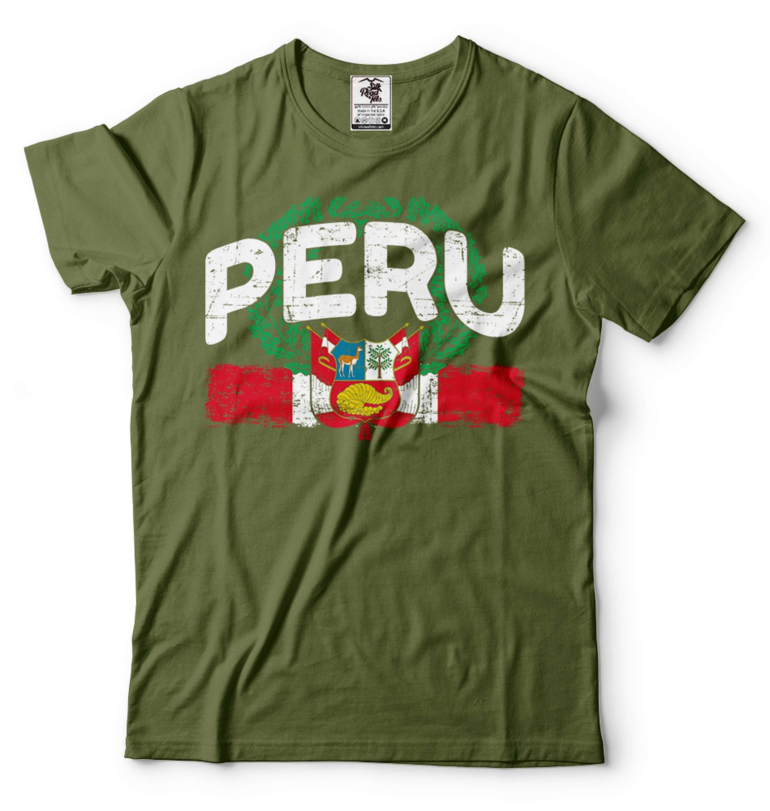 Mens Peru Shirt Peru Patriotic Flag Tee Peru National Shirt Peru Unisex Tee gallery