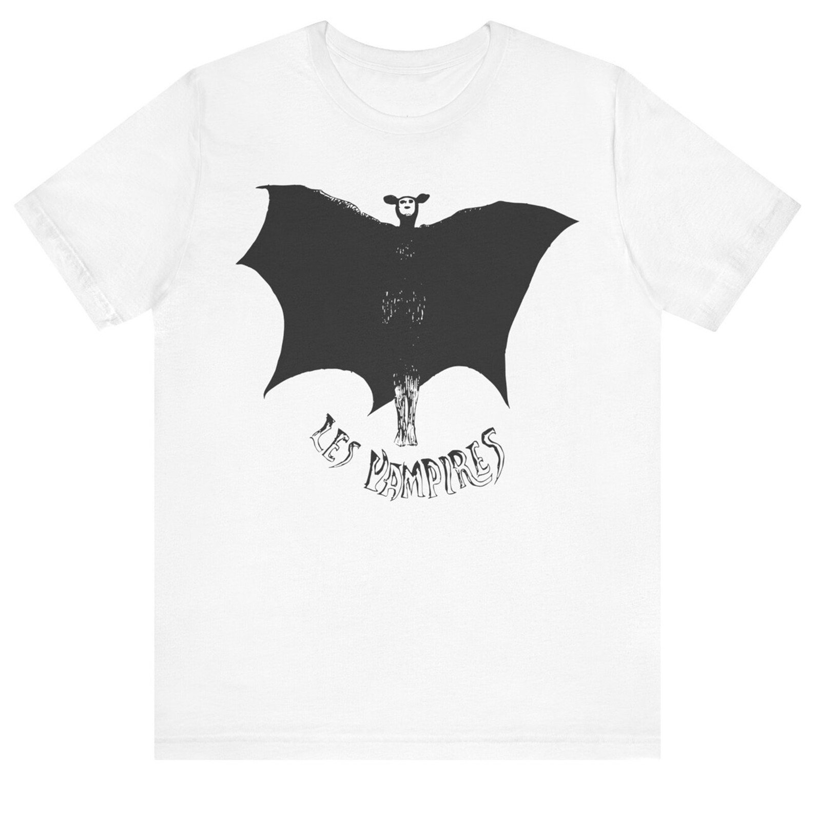 Les Vampires T-shirt Vintage Silent Film Vampyre Crime Movie Classic Unisex Tee gallery