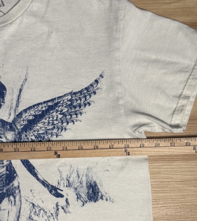 Nirvana In Utero Angel Graphic Band T Shirt White Size Large 19x27 Grunge Rock gallery