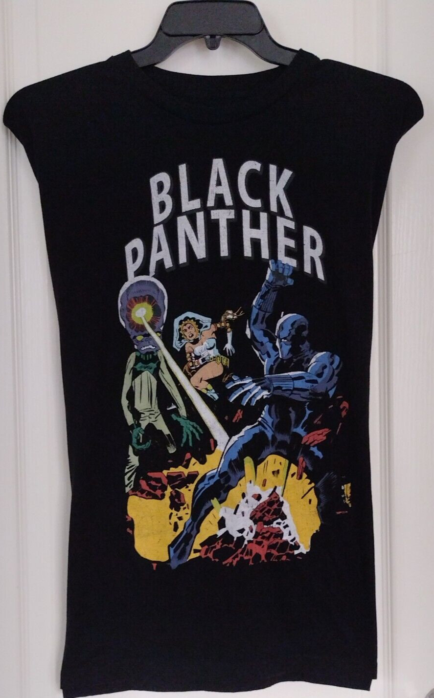 Men's Marvel Black Panther Long Sleeve Graphic T-Shirt Lurk Nakia Heros Size 2XL gallery