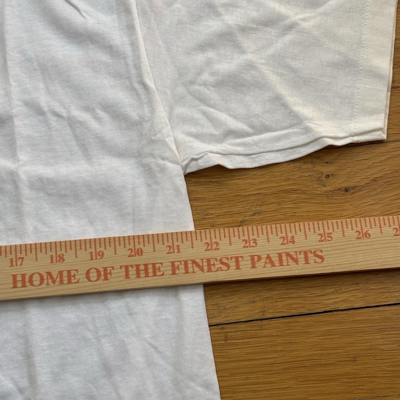 Vintage 80s Maine Fisherman Shirt Funny Yacht Club Sz XL White Deadstock gallery