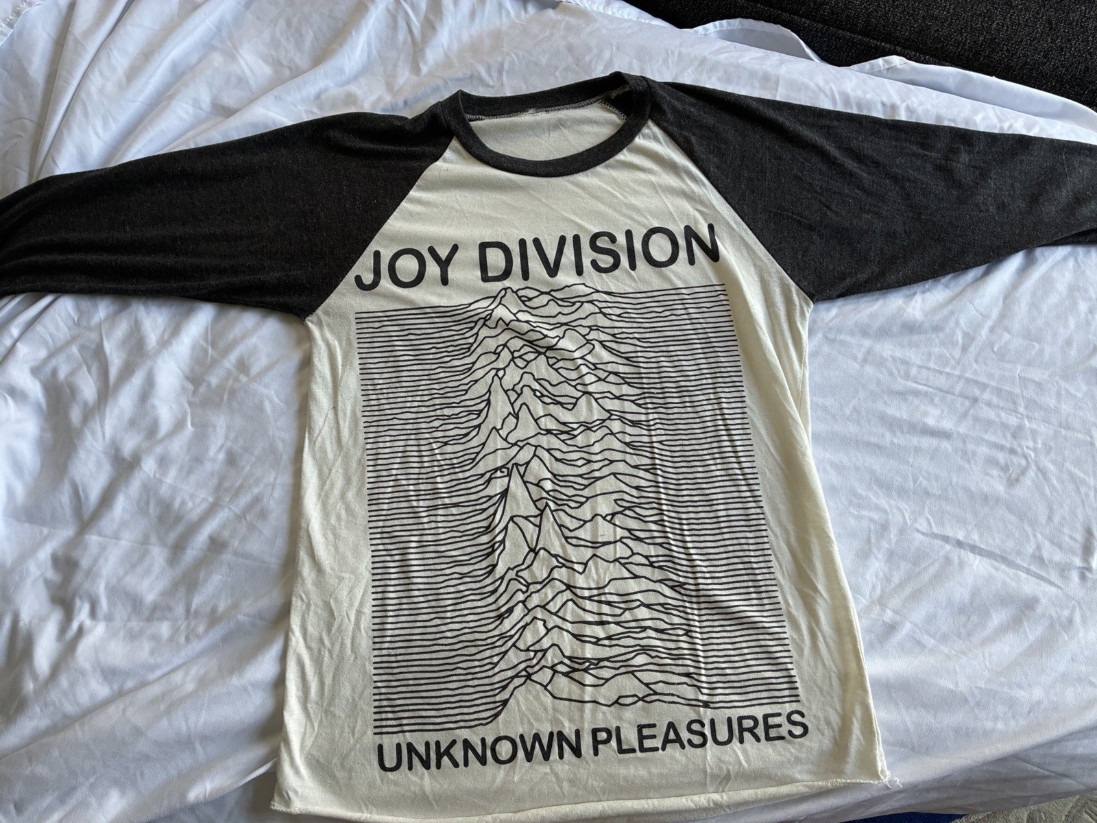 Joy Division 'Unknown Pleasures' Vintage T-Shirt Size Small (woman’s Medium) gallery