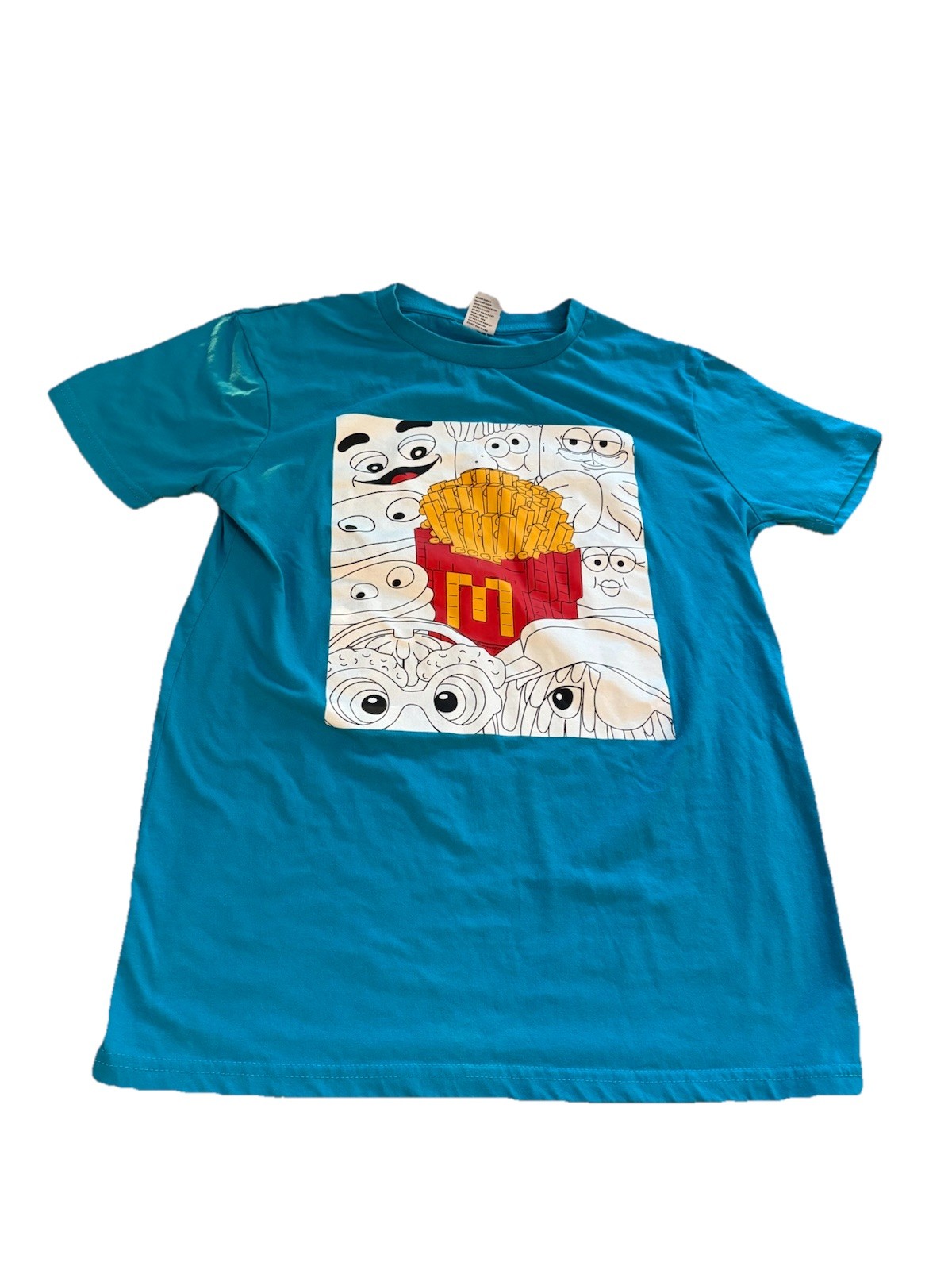 Graphic McDonald’s Sky blue T Shirt “The Collection “ Size M. Pre Owned. gallery