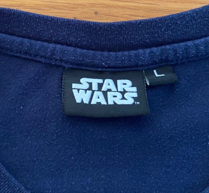 VTG Y2K Star Wars Welcome To The Death Star Navy Blue T Shirt SZ L gallery