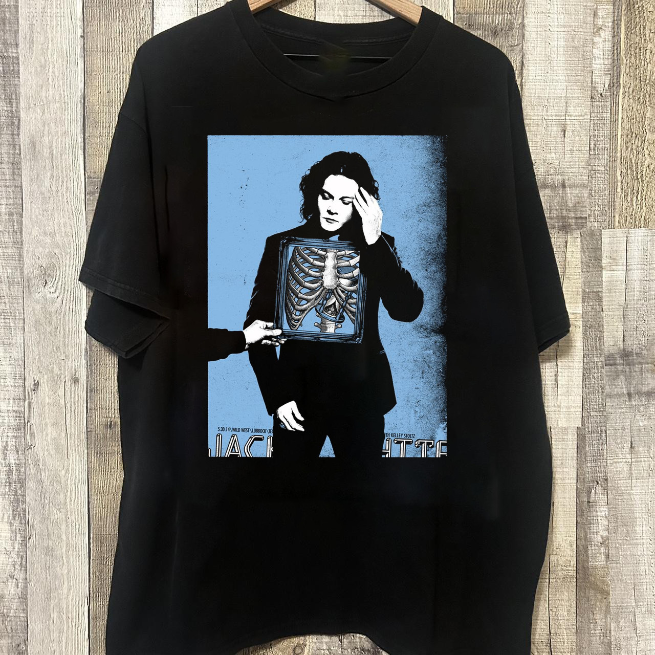 Jack White Black Cotton Shirt Full size S-5XL unisex H752