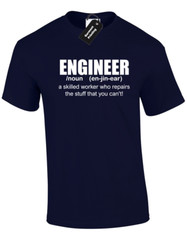 ENGINEER DEFINITION MENS T SHIRT COOL GIFT IDEA FOR DAD HUSBAND BROTHER TOP