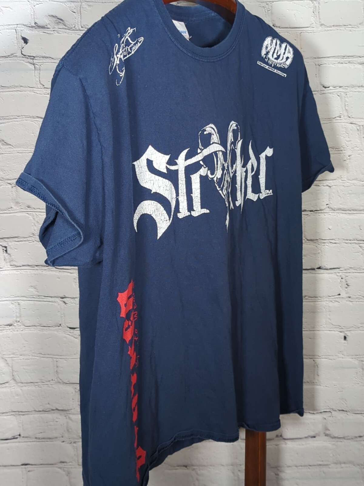 Men’s MMA Stryker Fight Gear Brazilian Ju-Jitsu Graphic T Shirt XL RARE EUC gallery