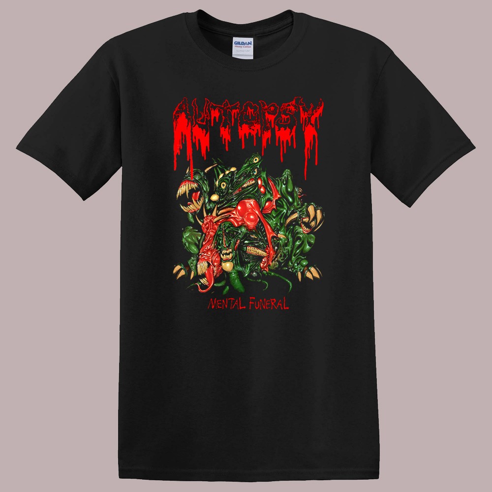 Autopsy Mental Funeral Classic Old School Black Size S-5XL
