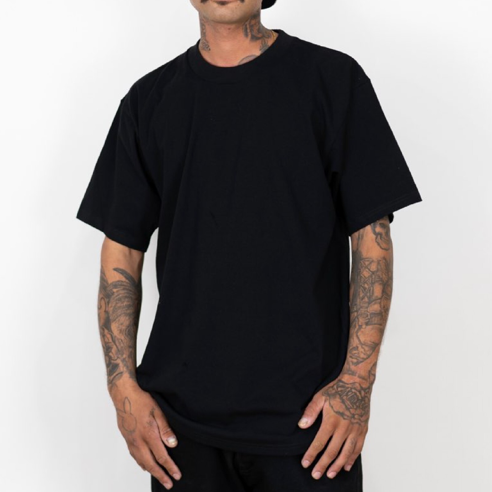 FB COUNTY MENS HEAVY HARD SHORT SLEEVE T SHIRTS HEAVYWEIGHT COTTON TEE SHIRT gallery