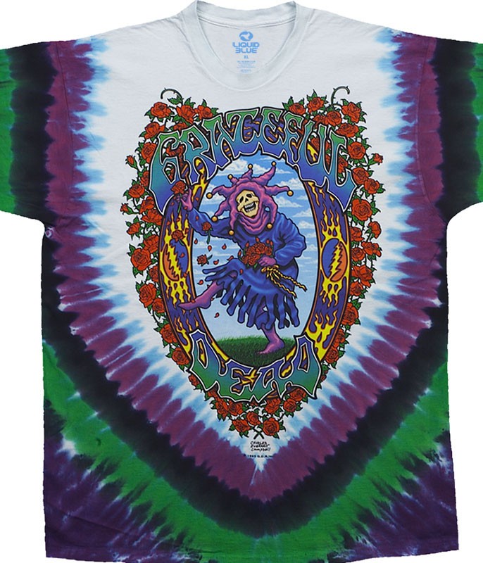 Grateful Dead Seasons Of The Dead Tie-Dye T-Shirt Liquid Blue gallery