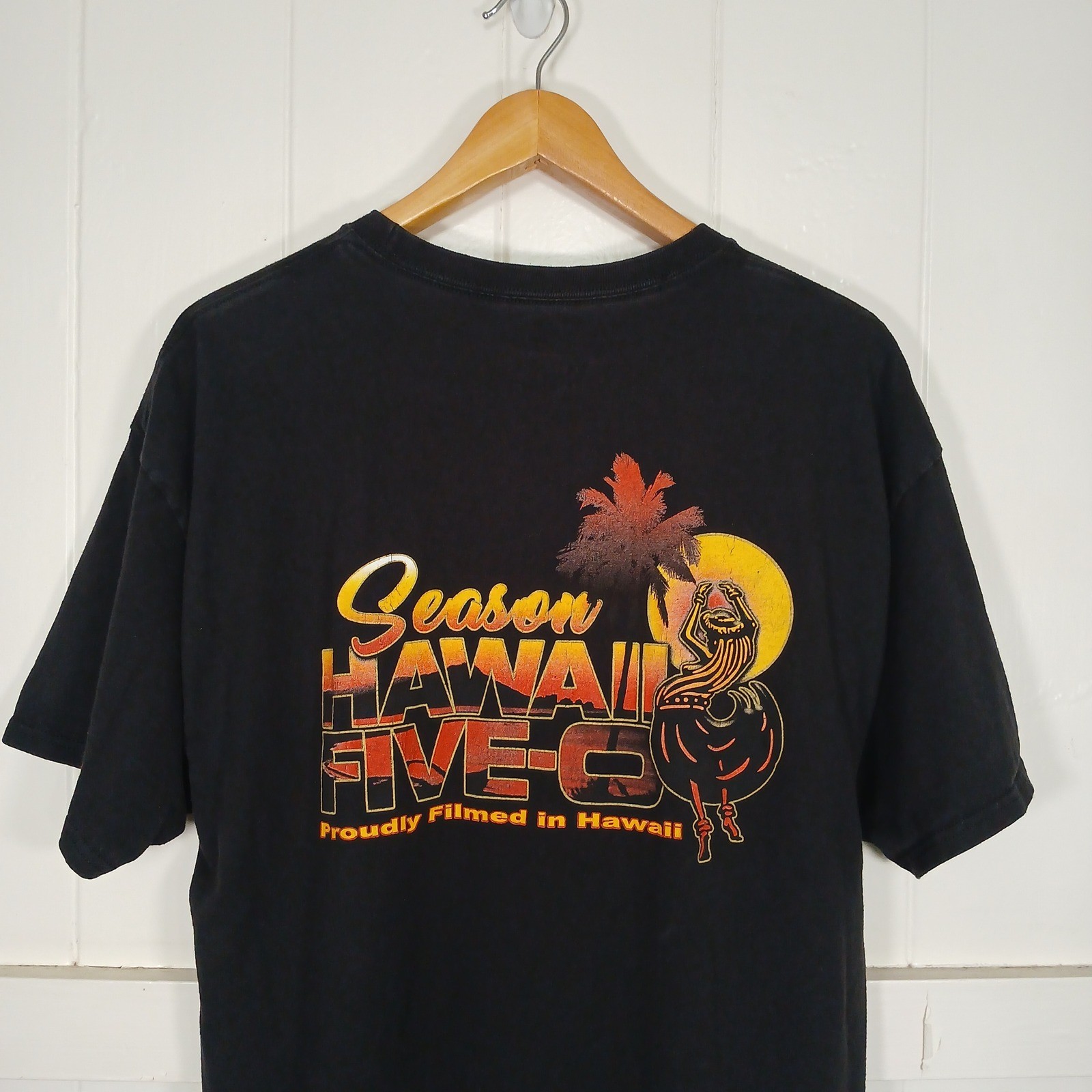 Hawaii Five-0 Film Crew T-Shirt Mens XL Black Season 6 Graphic Tee Hanes gallery