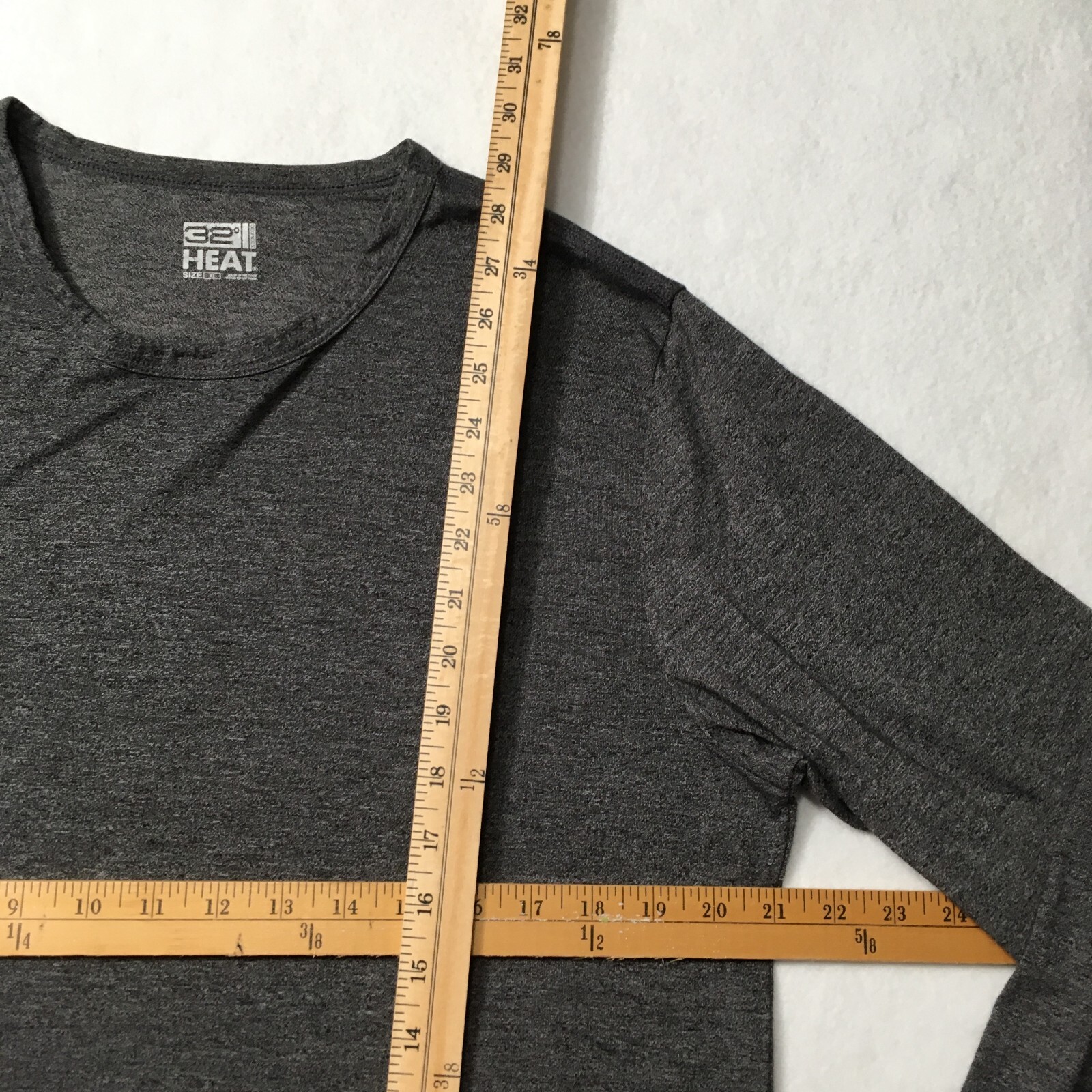 32 Degree Heat Men Shirt Large Black Polyester Blend Long Sleeve Pullover Tshirt gallery