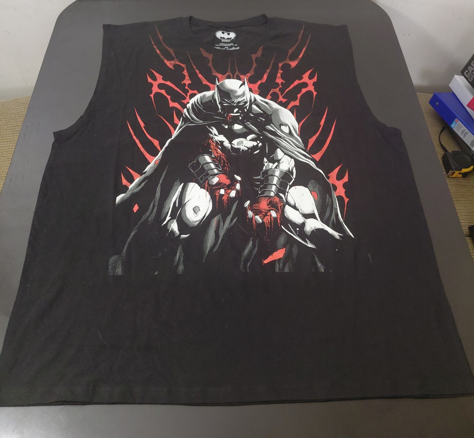 DC Comics Batman Blood Metal Muscle Tank Top 2XL gallery