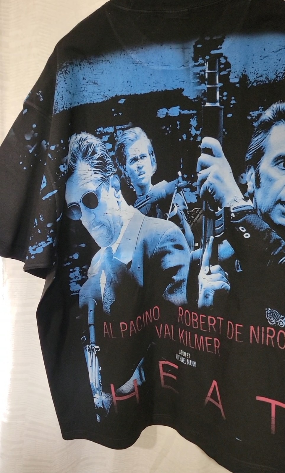 HEAT BIG PRINT ON SHAKA HEAVYWEIGHT GARMET DYED T SHIRT gallery