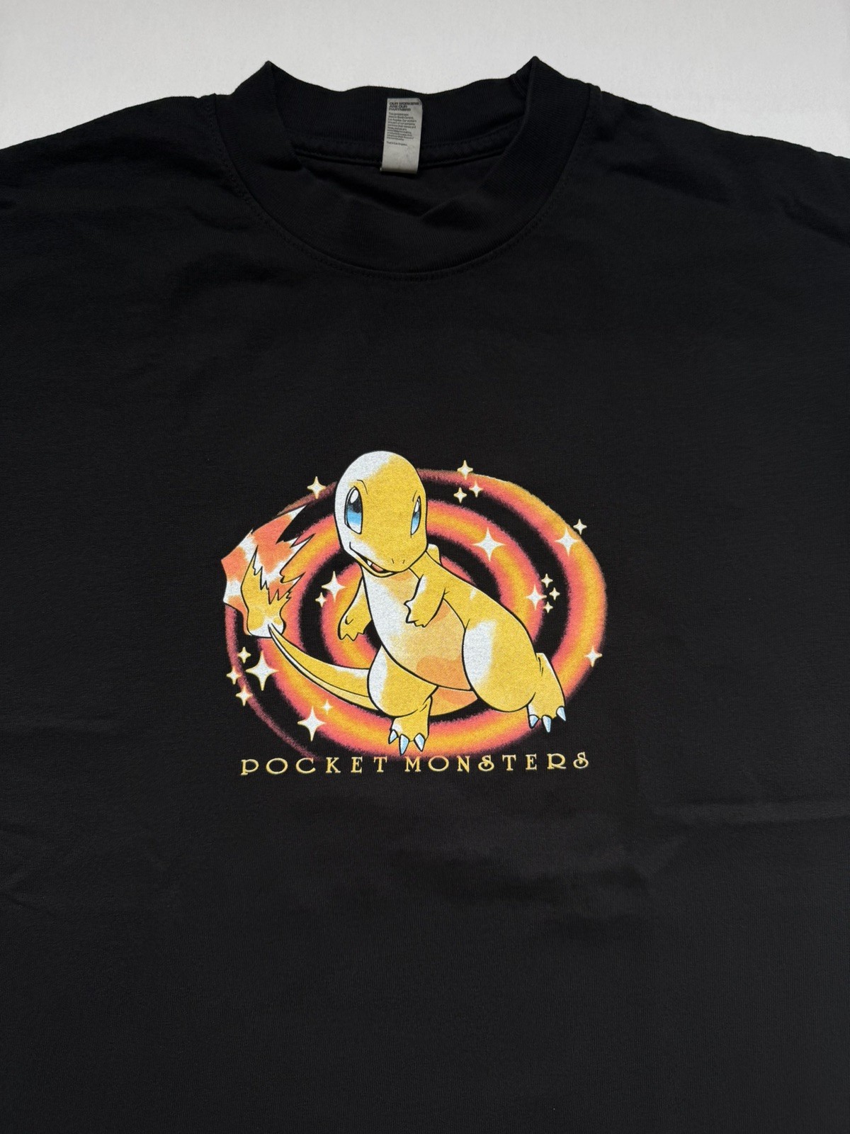 Pokemon Pocket Monsters GBA Shiny Charmander Red FireRed Uniqlo Shirt Size M