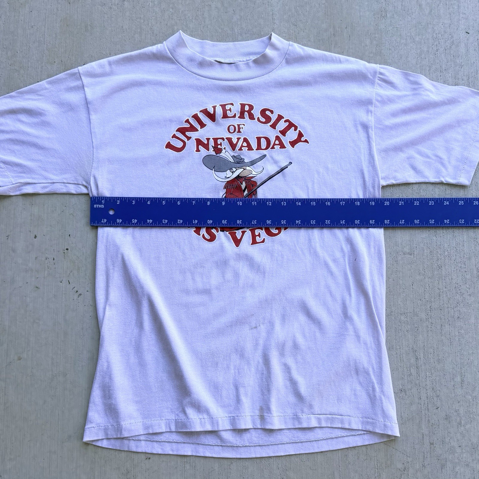 Vintage UNLV T Shirt 80s Single Stitch Running Rebels Medium gallery