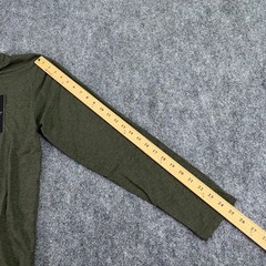 7 Diamonds Henley Mens Small Olive Core Long Sleeve Performance Stretch Snap NWT