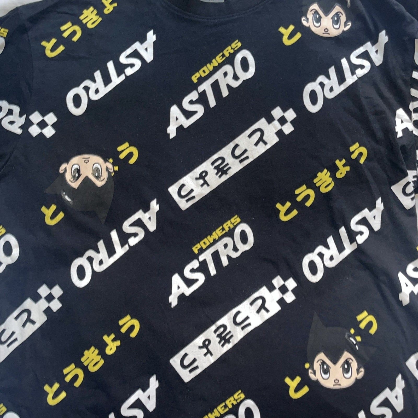 ASTRO BOY X SOUTH POLE TOKYO SIZE 4XB Black White SHIRT ANIME 60s CARTOON JAPAN gallery