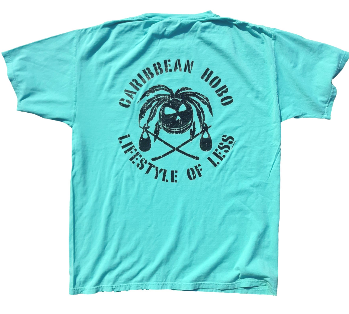 Caribbean Hobo black Coconut Head Lifestyle of Less T-shirt Key West Rum shirt