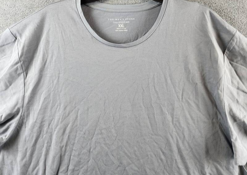 The Men's Store at Bloomingdale's Supima Cotton Tee Men's XXL Blue Gray Pullover gallery