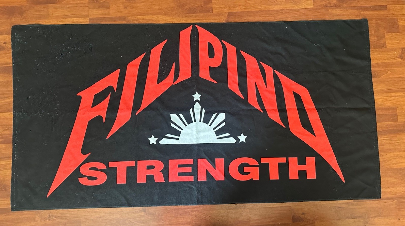 Filipino Strength Towel 30"x 60" Beach Park Pinoy Filipino Legends Black New gallery