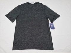 Champion Mens Sports Anti Odor Tee cotton Athletic wear Black SZ Medium