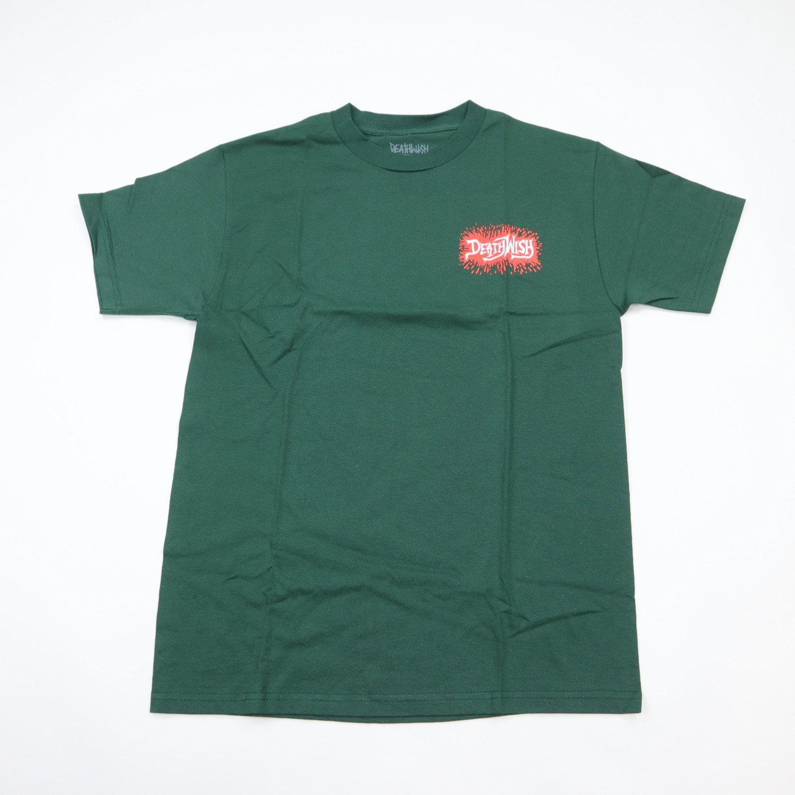 Deathwish Revenge T-Shirt Mens Medium Forest Green Skull Graphic Skate NEW gallery