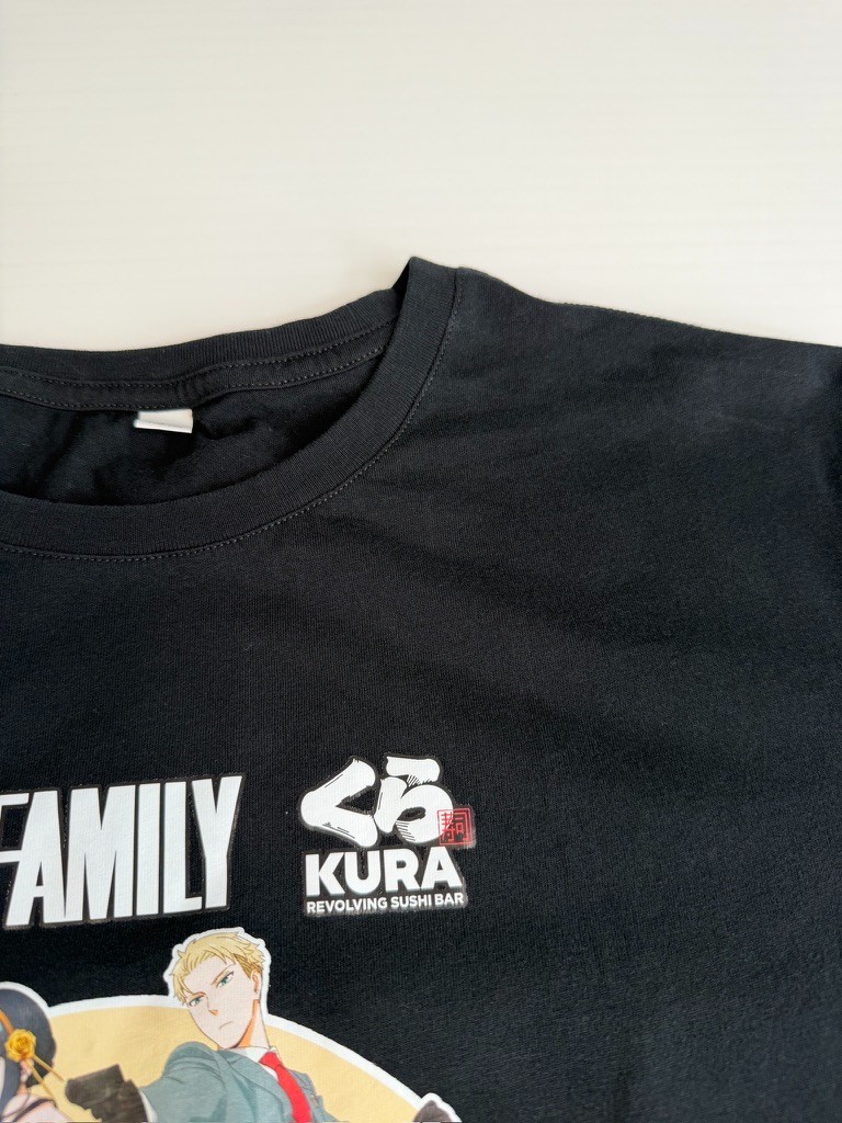 SpyxFamily Shirt Men Large Collab Kura Sushi Logo Collect Work Party Gym Core Ex gallery