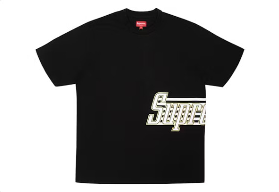 Supreme Side Logo Tee Black SS20KN75 – XL – New
