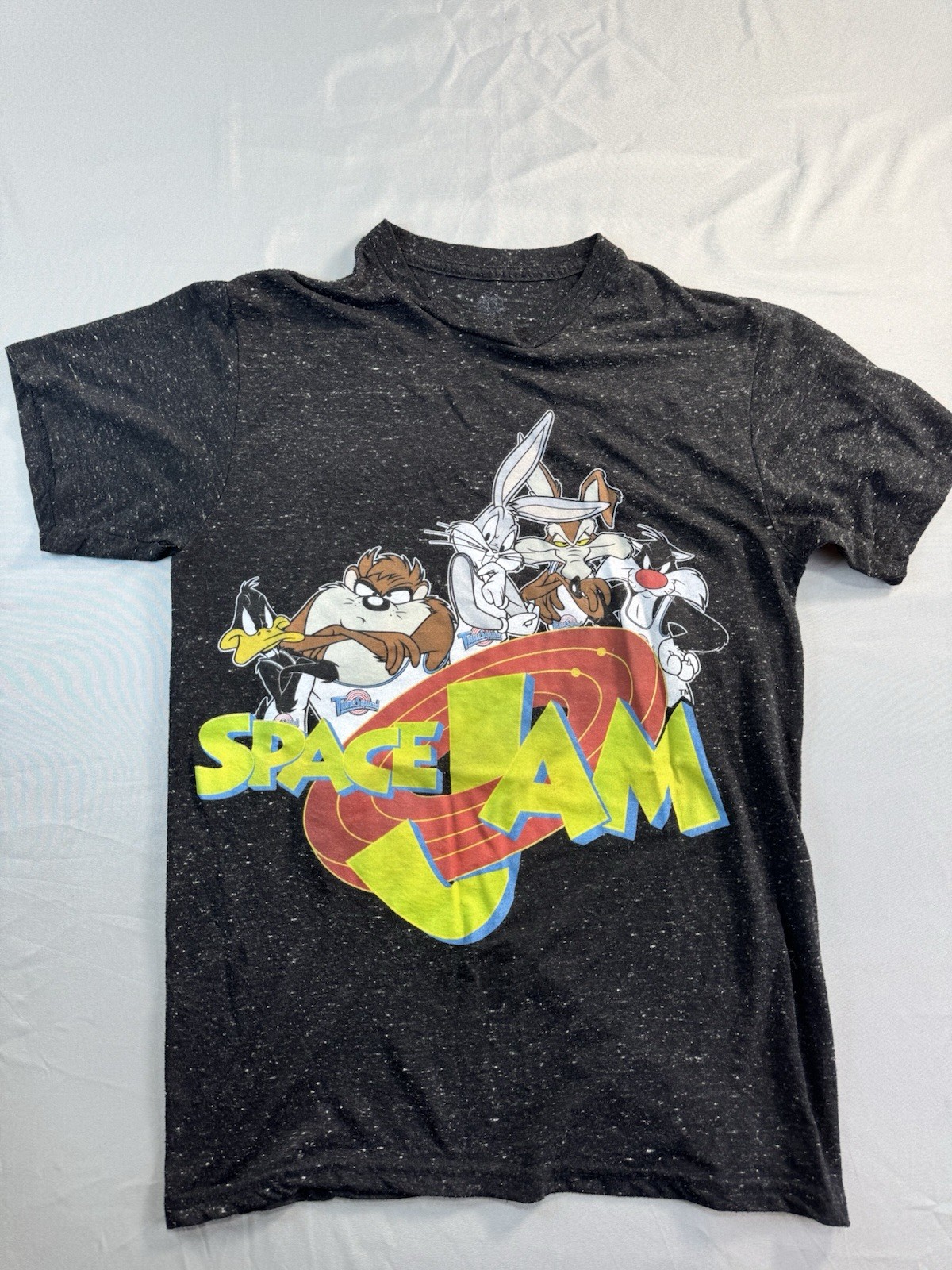 Vintage 90’s Space Jam Tshirt Black Size Small S Looney Tunes