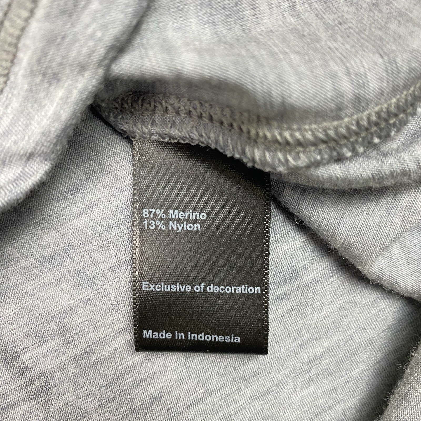 PROOF Merino Wool T Shirt Men's Size XXL Gray Short Sleeve Crewneck Breathable gallery
