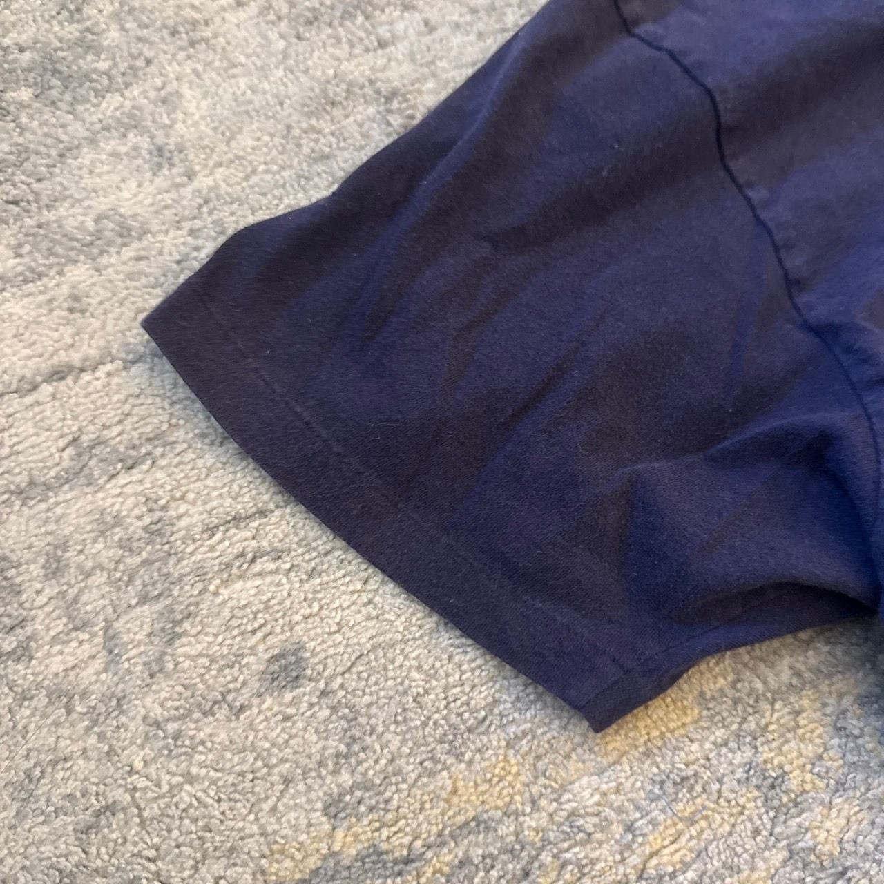 Vintage Single Stitch 80s Polo Ralph Lauren Classic Fit Pocket T-Shirt Navy Blue gallery