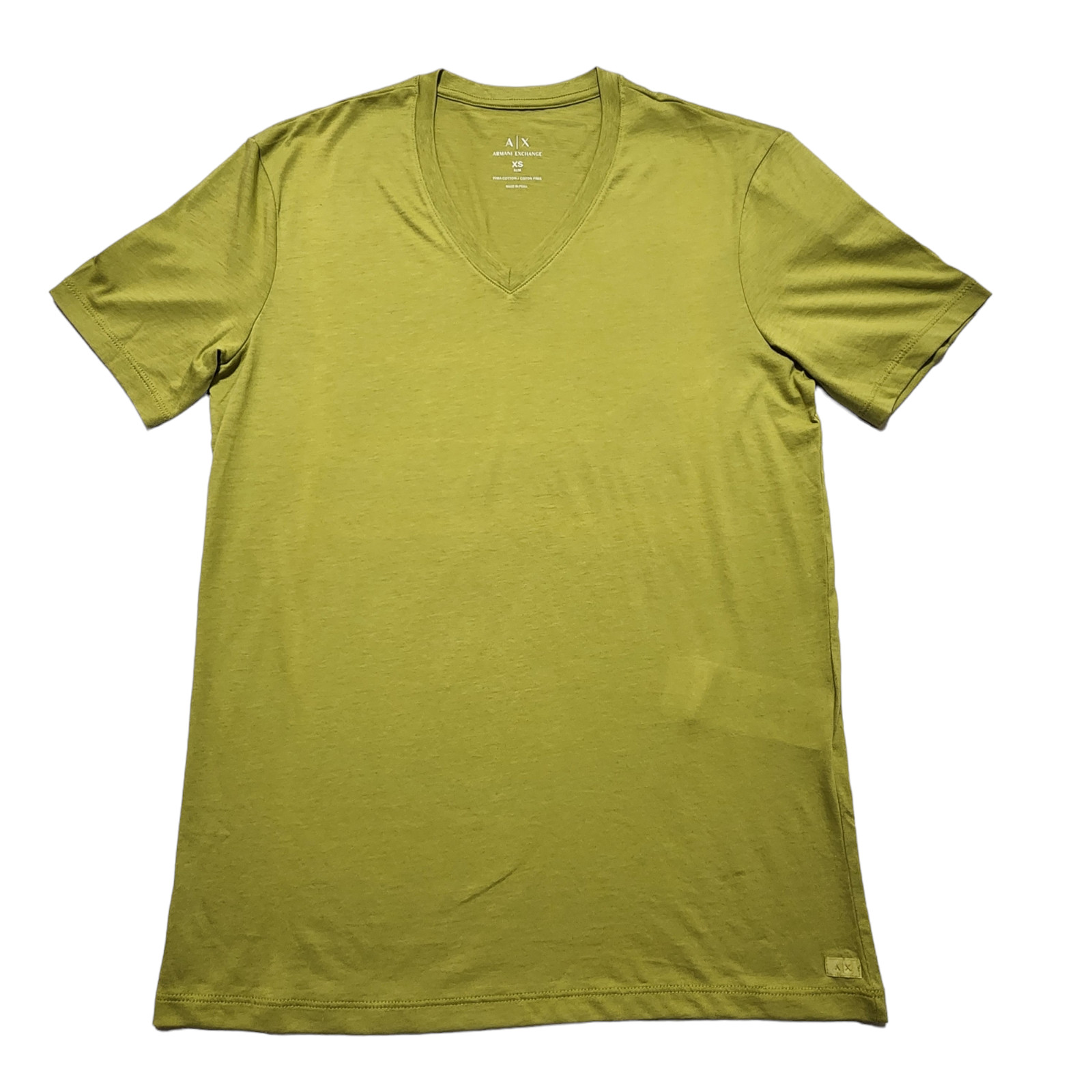 Armani Exchange Men's T-shirt Short-Sleeve V-neck Slim Fit Pima Cotton Tee gallery