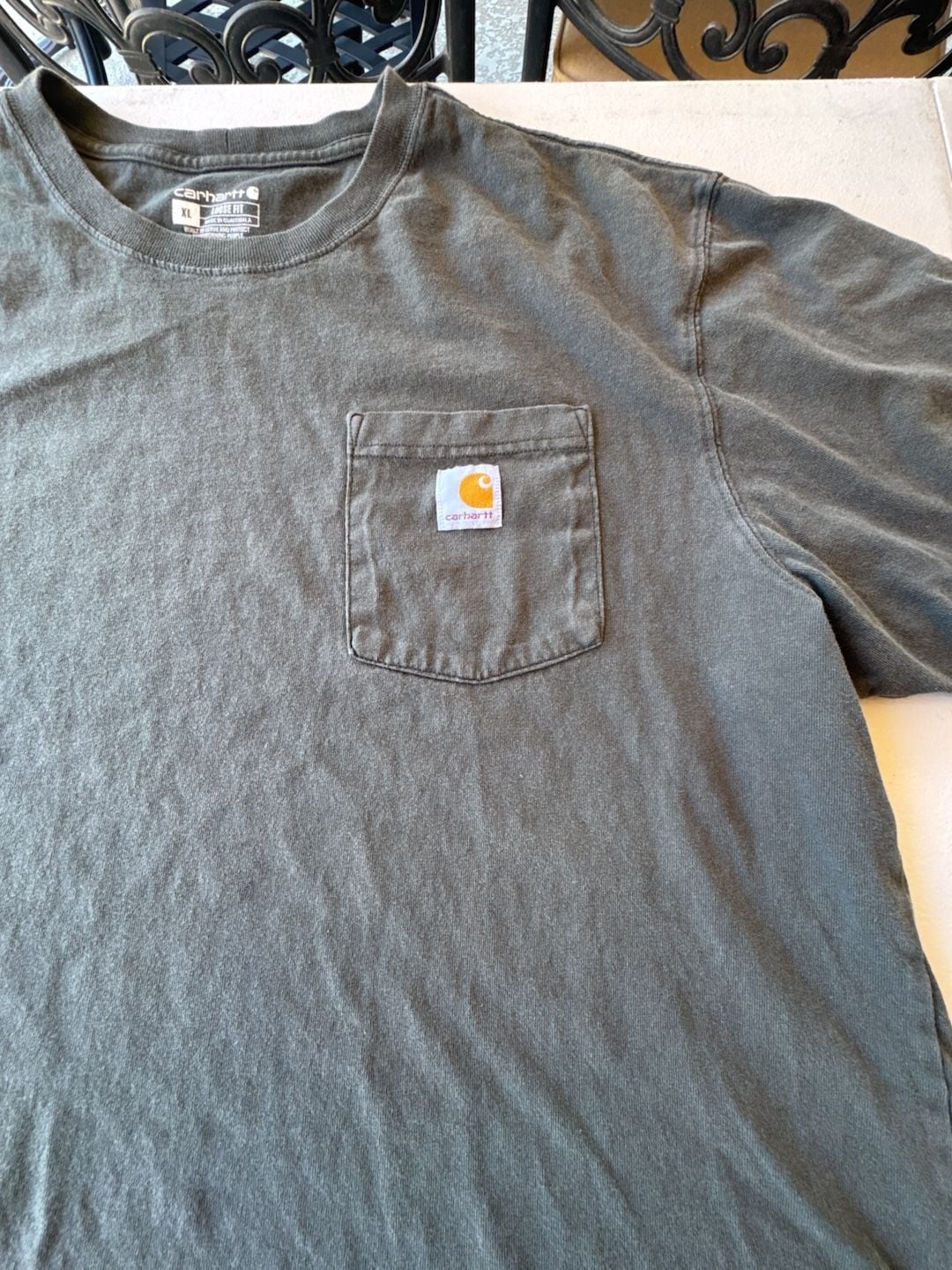 Carhartt Loose Fit Heavyweight Short-Sleeve Pocket T-Shirt XL Black gallery