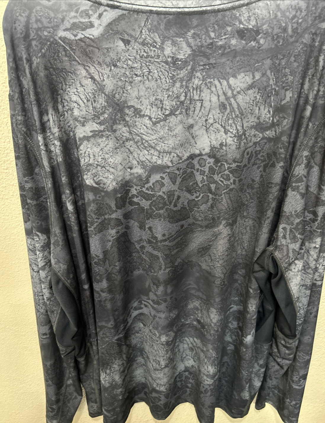REALTREE Men's 3XL Fishing Long Sleeve Crew Neck T-Shirt Charcoal gallery