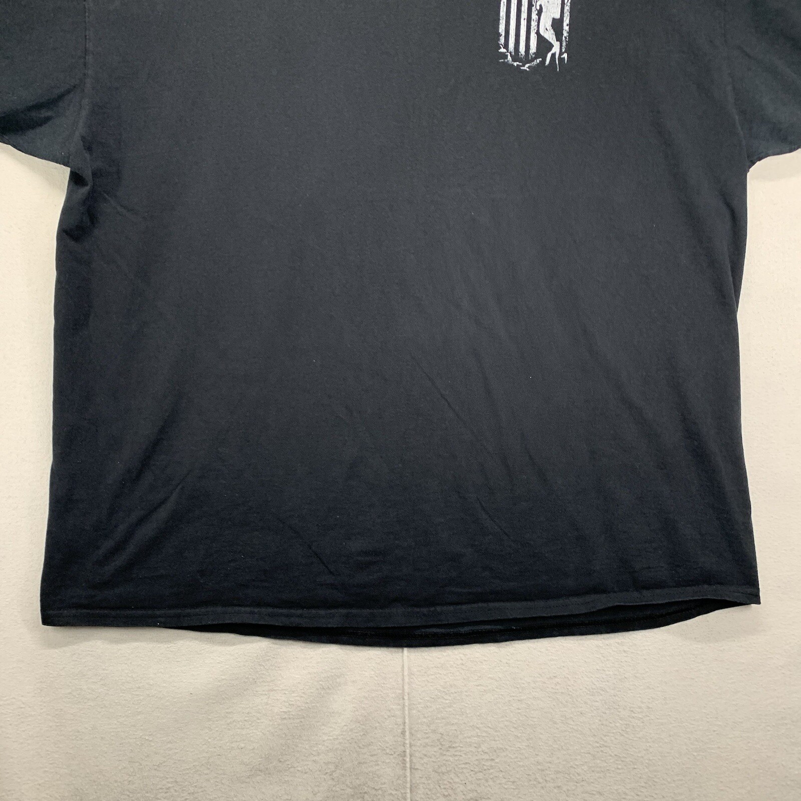 Men’s Scuba Diver T Shirt Black XL Shark American Flag Graphic gallery