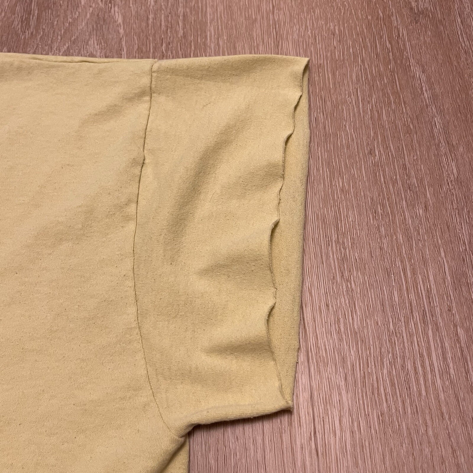 Vintage 80s OSFA Palm Springs California Yellow T-Shirt Sunbelt Sportswear Cut gallery