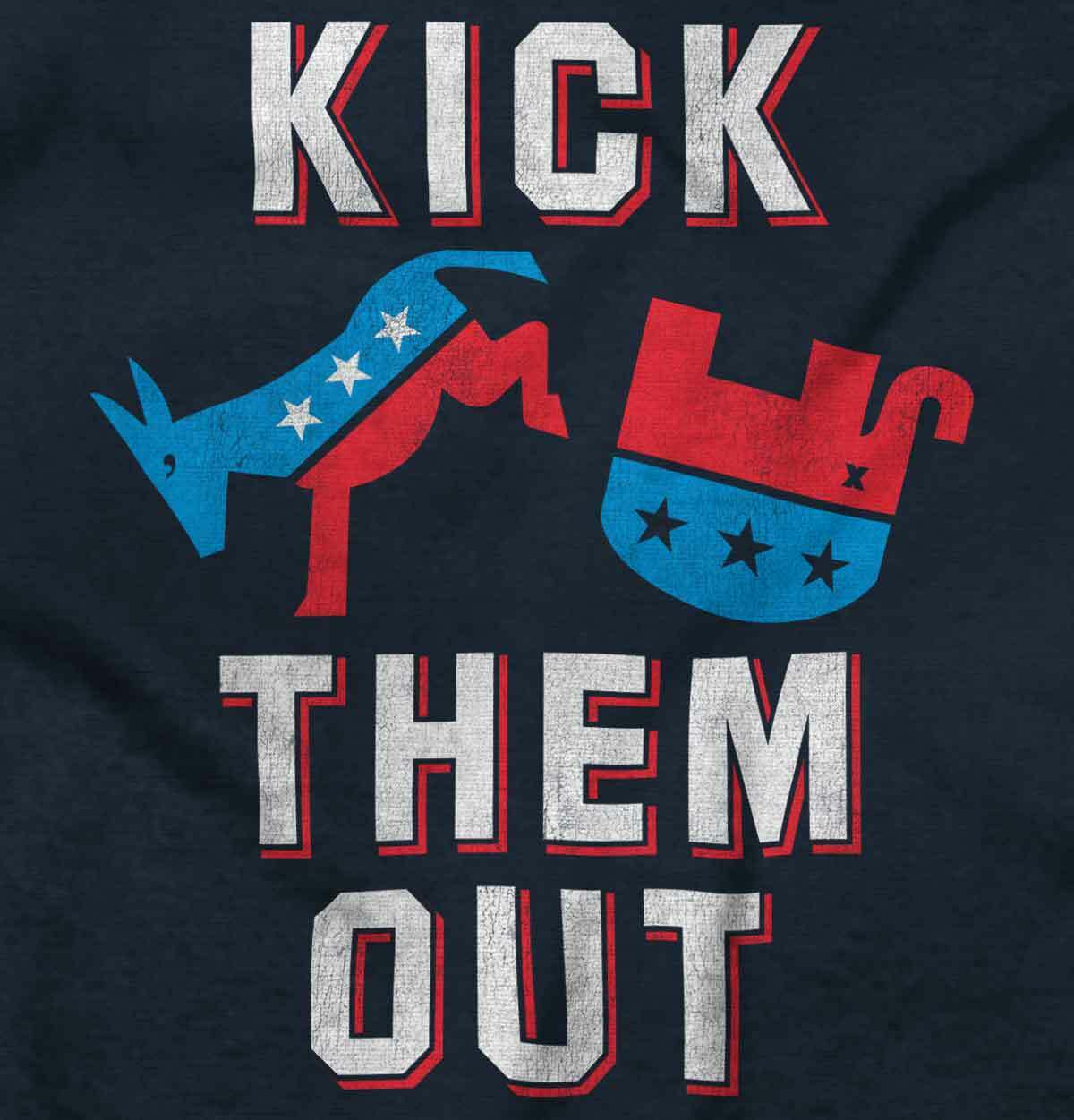 Kick Republicans Out Pro Democrat Liberal Political Left Classic T Shirt Tee gallery