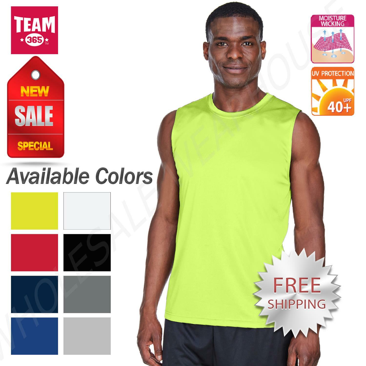 Team 365 T-Shirts Mens Zone Performance Muscle T-Shirt TT11M gallery