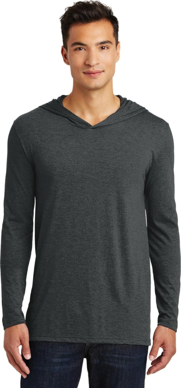 3 MEN'S HOODED SHIRTS SIZE MEDIUM TRI BLEND DISTRICT MADE gallery
