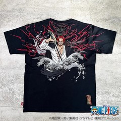 Karakuridamashii Iki One Piece Collaboration Red Hair Shanks T-Shirt Short Sleev